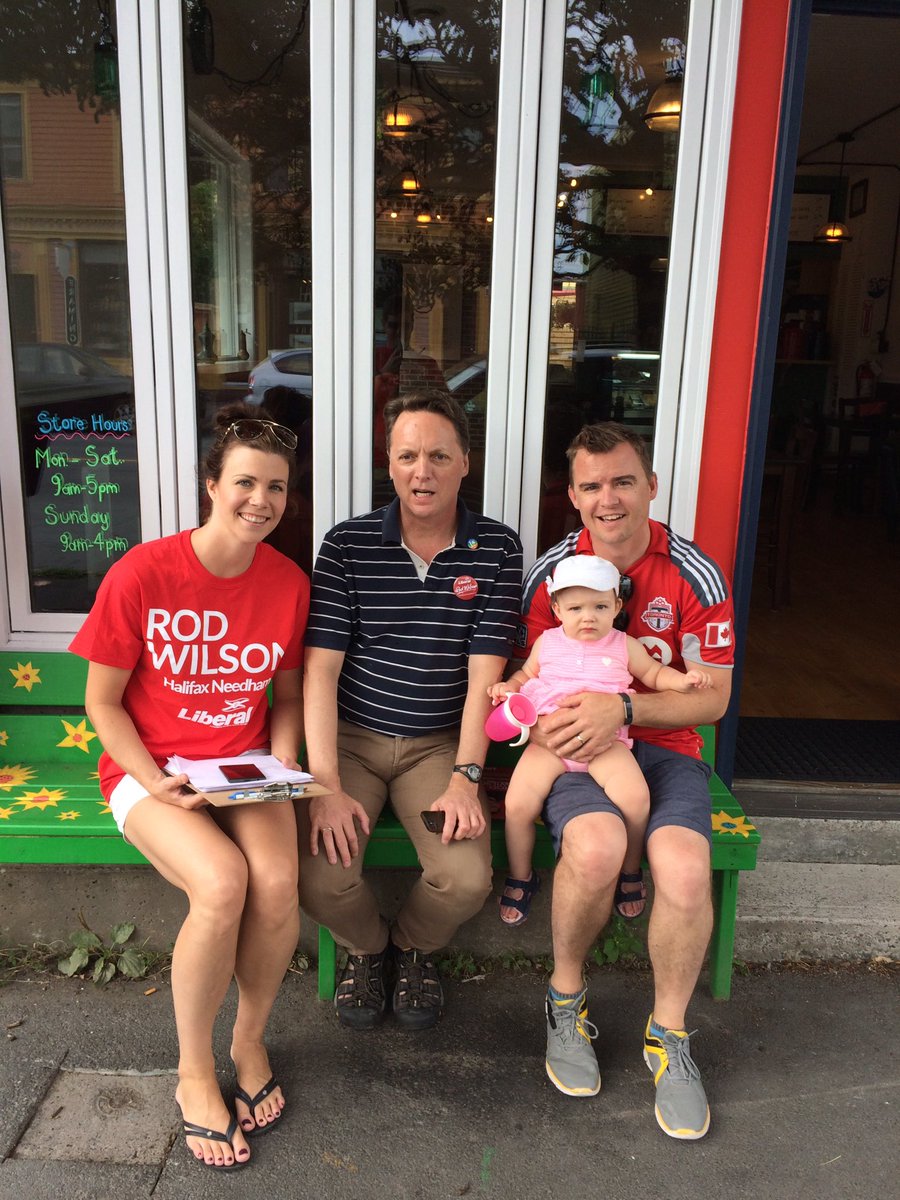 dylbobagginz's tweet image. .@NSLiberal Great morning knocking doors in halifax needham with @rod_alive 's youngest volunteer #nspoli