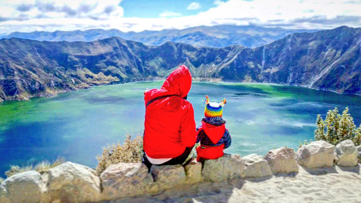 HerdarRamos's tweet photo. #padreehijo #turismo #viaje #feriado @AllYouNeedisEC #Ecuador Laguna de #Quilotoa #Ramvill #Team con mi #Monito https://t.co/5Tyb0Rmcwj