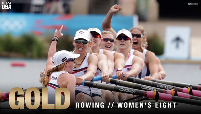 THREE-PEAT! 🇺🇸

That's 🏅🏅🏅 in a row for <a href="/usrowing/">USRowing</a>'s women's eight!