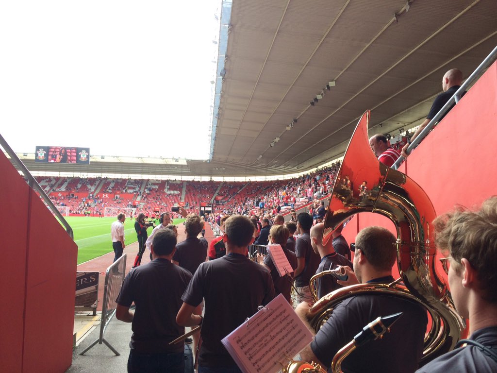 SaintsBrass's tweet photo. #wemarchon #saintsbrass https://t.co/QWxTADM3ei