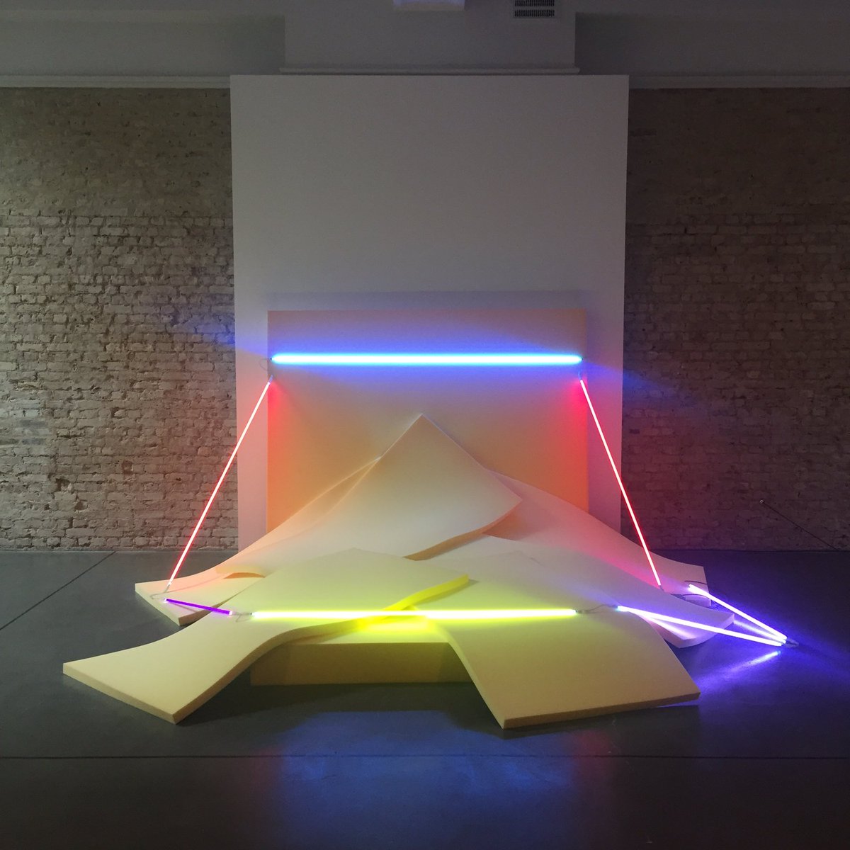 Keith Sonnier, 'Light Works' 1968-70 <a href="/_TheWhitechapel/">Whitechapel Gallery</a> #whitechapelgallery #modernart #keithsonnier #gallery #artist