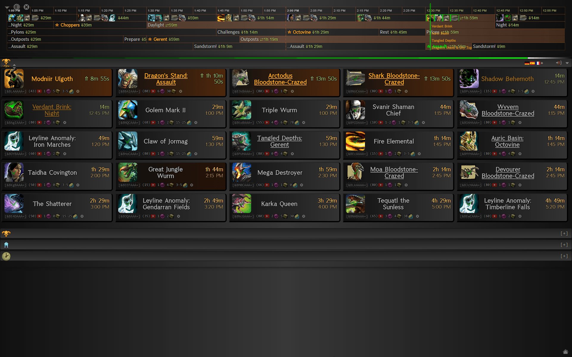 GW2Timer on Twitter "All GW2 world bosses including GW2HoT Living Story events are now on the