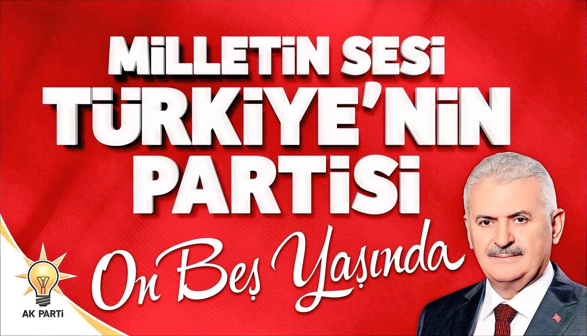 Milletin sesi Türkiye'nin partisi #AKParti15Yaşında #KutluYürüyüşeDevam <a href="/mecertas/">Melih Ecertaş</a> <a href="/sedaterturk63/">SEDAT ERTÜRK</a> <a href="/mresataksoy/">Mehmet Reşat Aksoy</a>