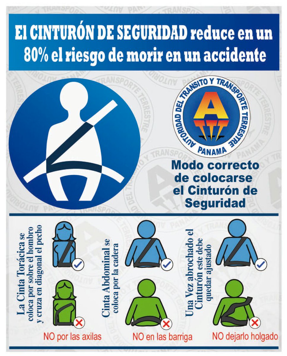 Cómo usar correctamente los cinturones de seguridad