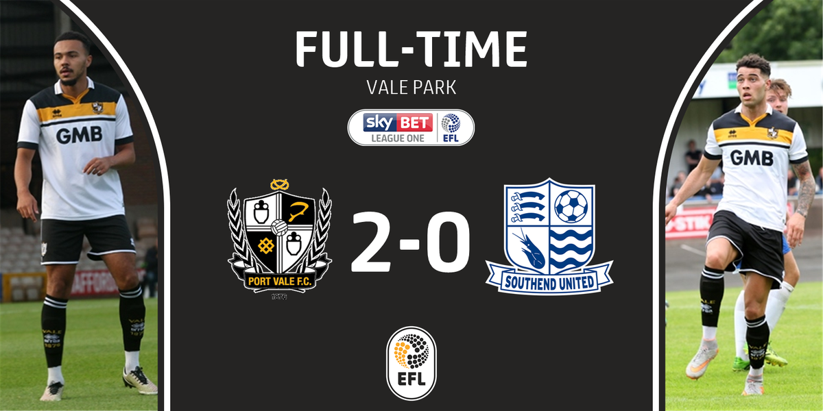 OfficialPVFC's tweet photo. FULL TIME! Goals from Forrester and Streete earn Vale their first home win of the season, up the Vale! https://t.co/IqTLHIS3F4