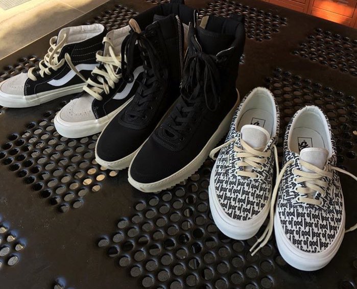 Gallucks's tweet image. can't wait for the @fearofgod x @VANS_66 collab and #collectiontwo from @PacSun 😵🙏🏻