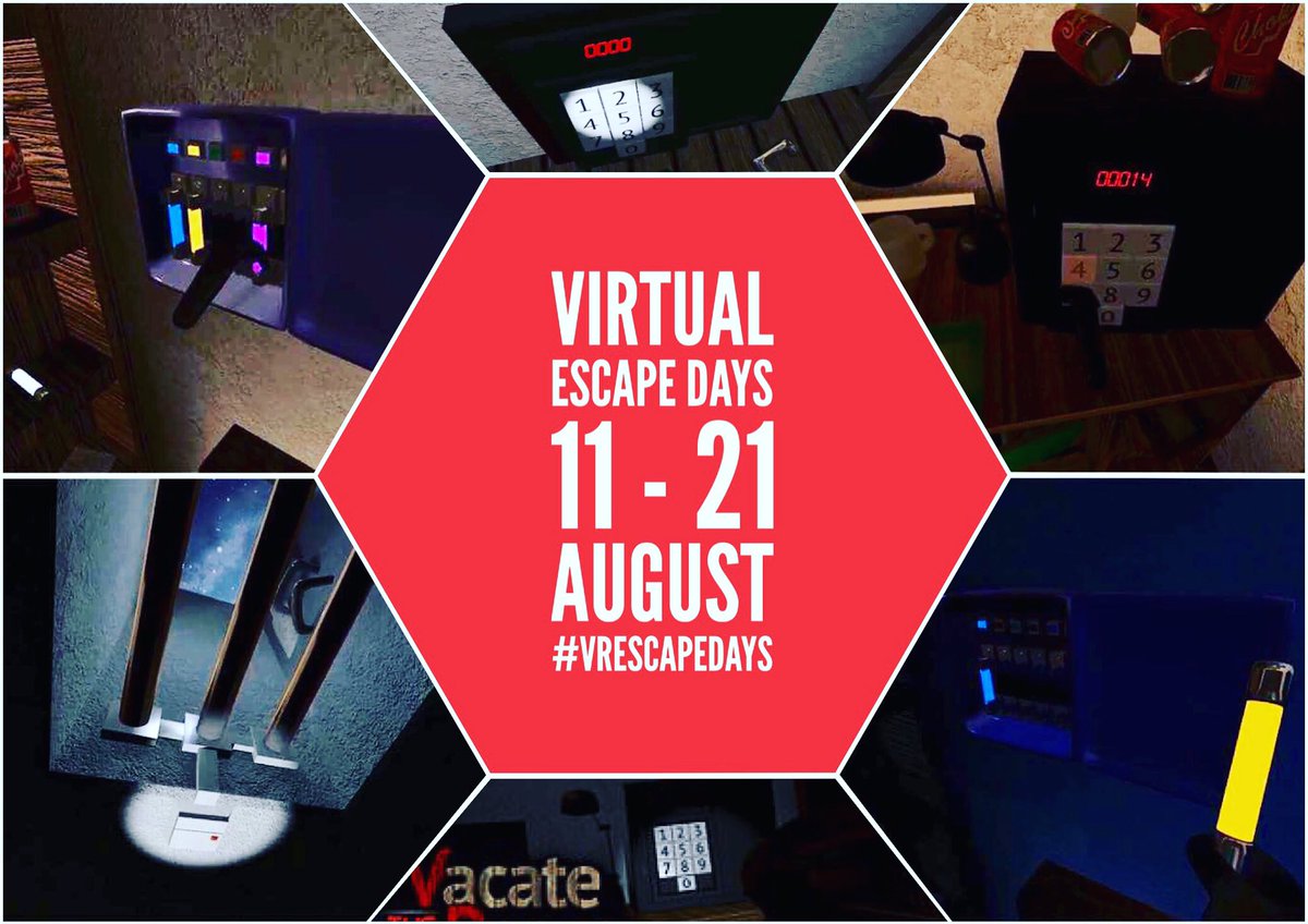 VRGAMINGROMANIA's tweet photo. Evadează la distracție! Virtual Escape Room de pe 11 pe 21 August. Ce zici, te bagi?! #vrgamingromania #vrescaperoom https://t.co/YkcIaOVqmC