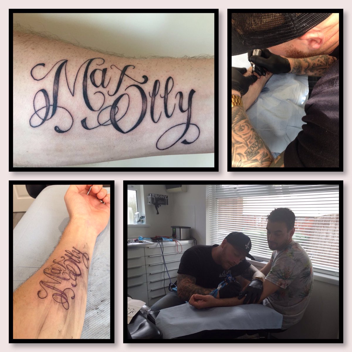 samthomas59's tweet photo. 1st tattoo courtesy of @Joeyt_8 #LevelInk 👌 https://t.co/iQvY9JWPxx