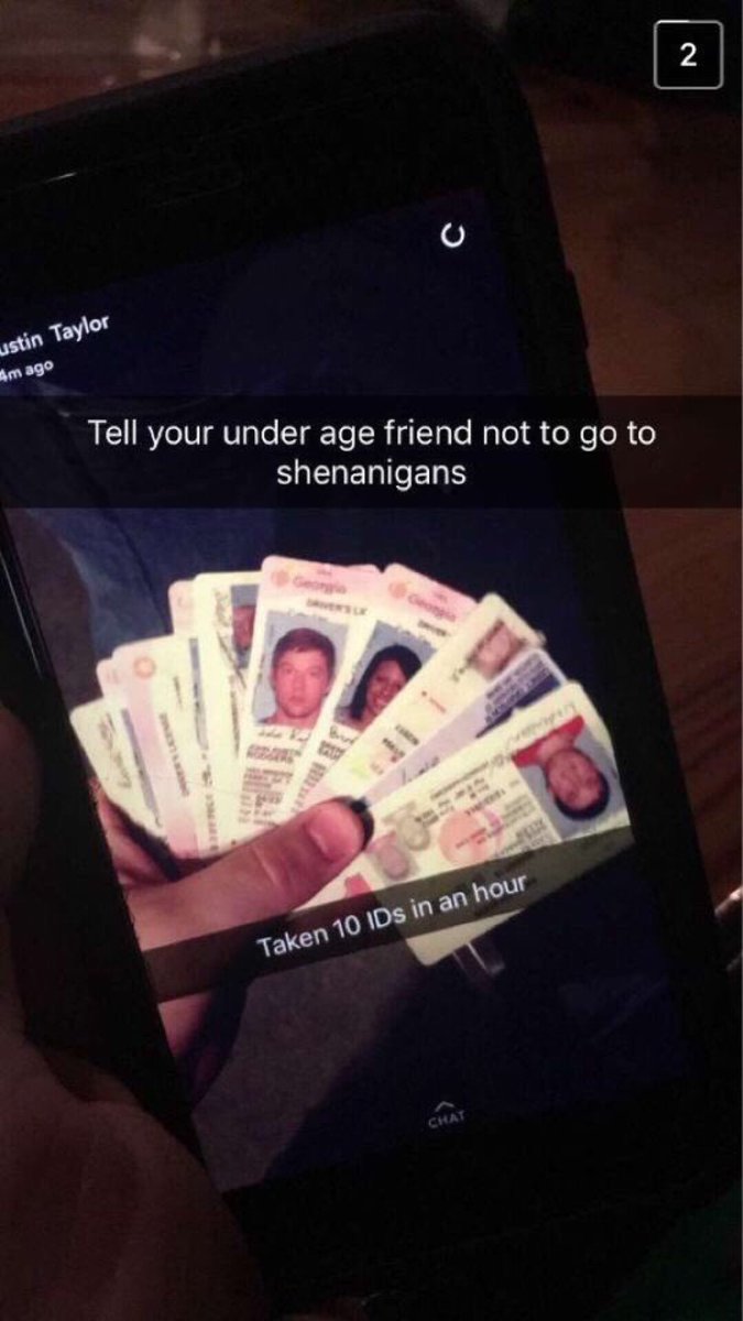 GAFollowers's tweet image. Statesboro isn't playing around with underage drinking since the Michael Gatto incident, collecting all fakes.