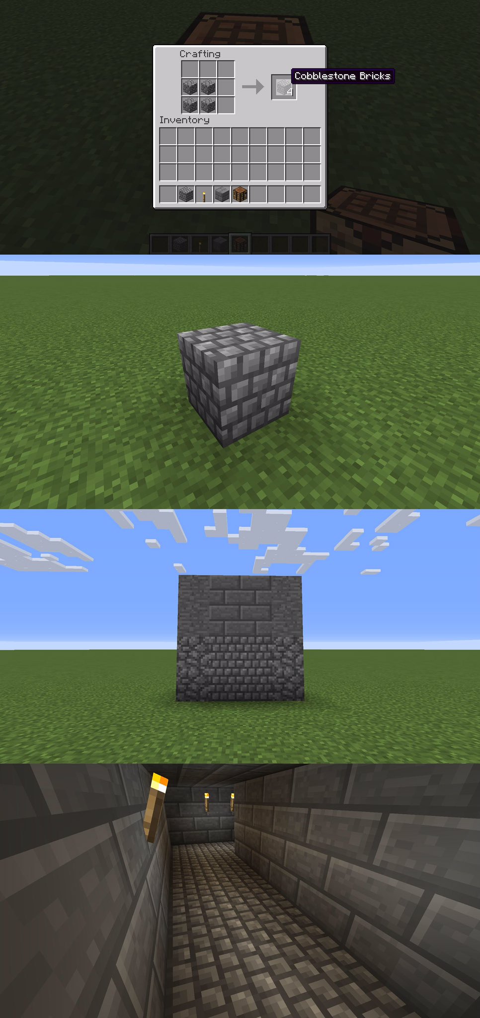 How to Make Stone Bricks in Minecraft