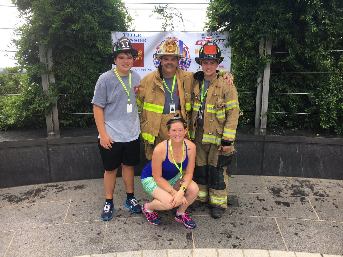 HorseDancerLiv's tweet photo. A great honor to do the 9/11 Stair Climb with these guys! Thanks Chief for letting me join! @AFD_Oke @StWiseCADlink https://t.co/8fK83IymTr