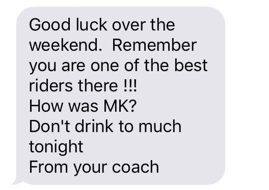 My coach knows me well #athleteproblems