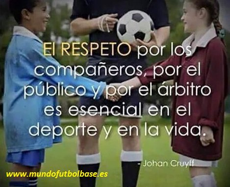 #Respeto #Valores #FútbolBase