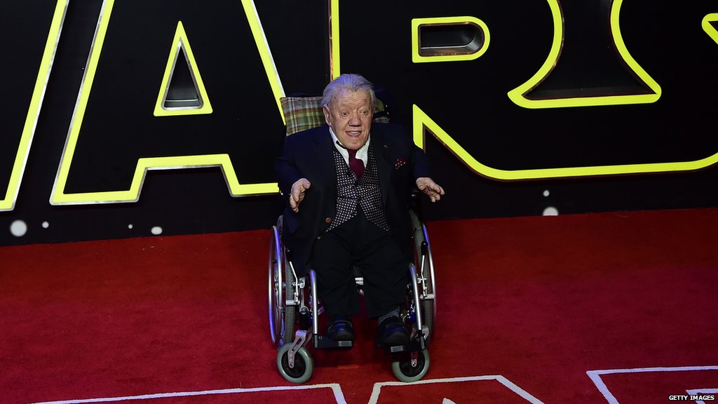 BBCBreaking's tweet image. Actor Kenny Baker, who starred as R2-D2 in original @starwars films, dies aged 81

bbc.in/2brTOjD