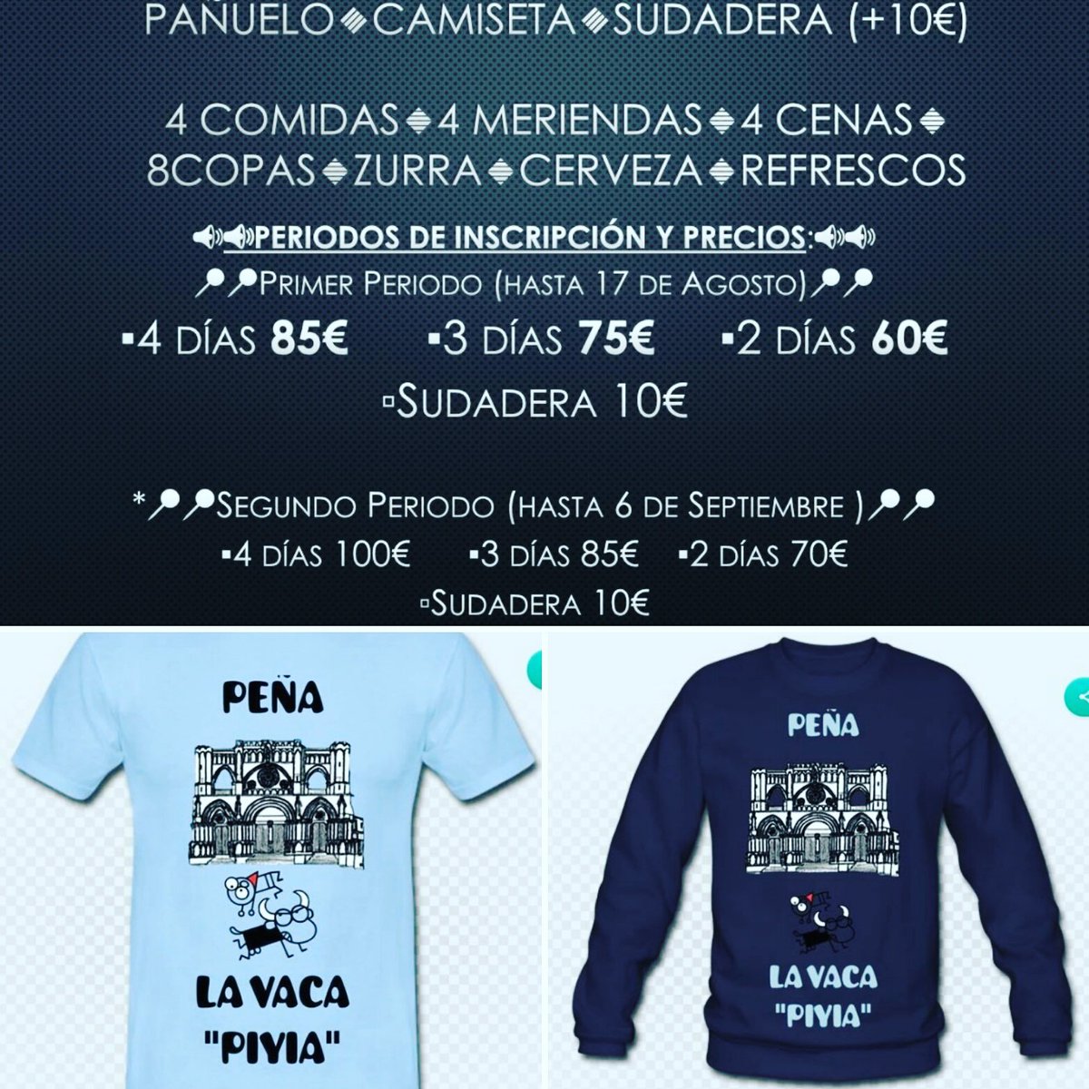 APUNTATE YA DESDE EL SIGUIENTE ENLACE 
docs.google.com/forms/d/e/1FAI…
Información: lavacapiyia@gmail.com
664694954