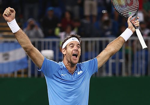 Delpo festeja Rio '16 - @goitia