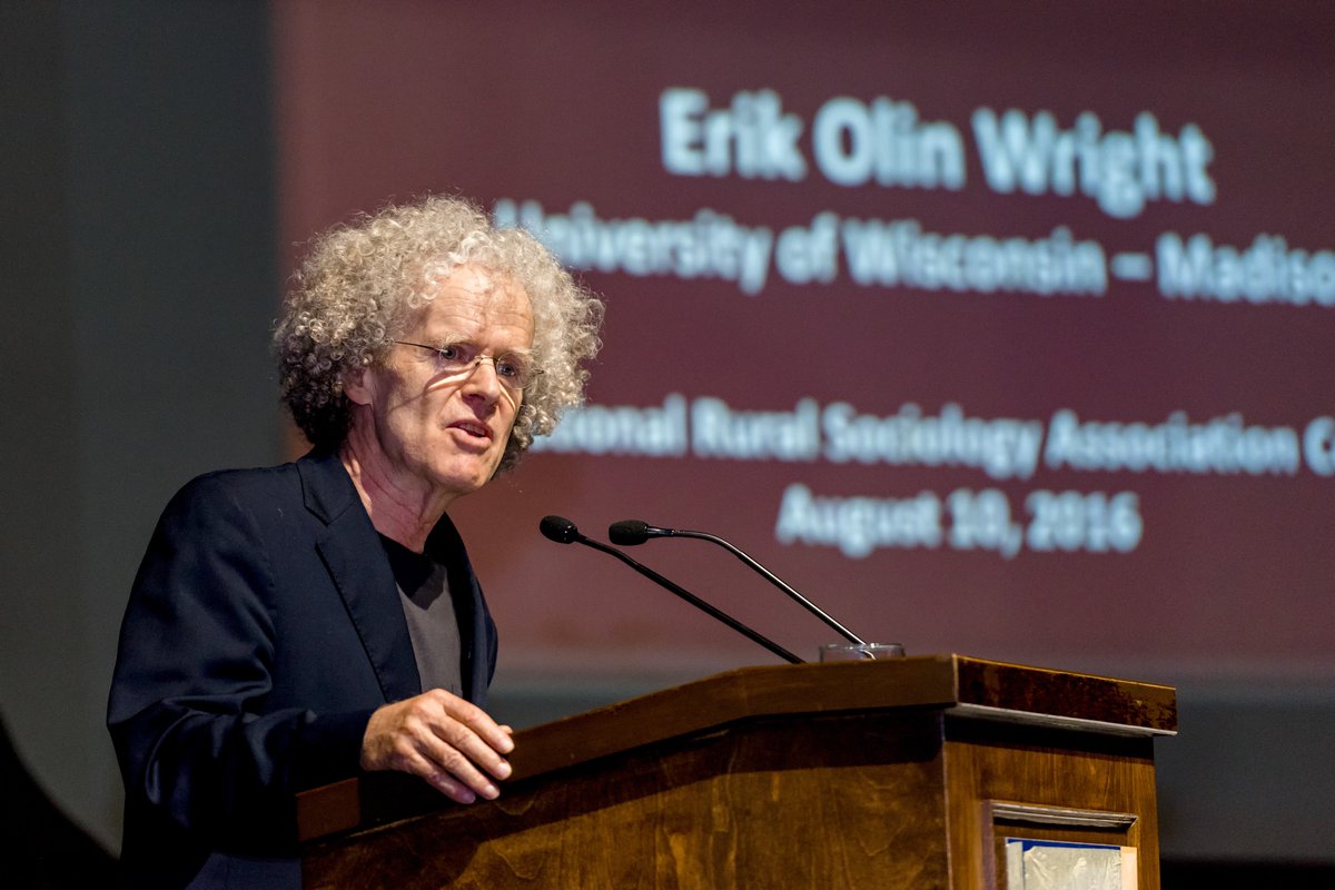 Erik Olin Wright's thought-provoking keynote address on the opening day of the #IRSACongress.