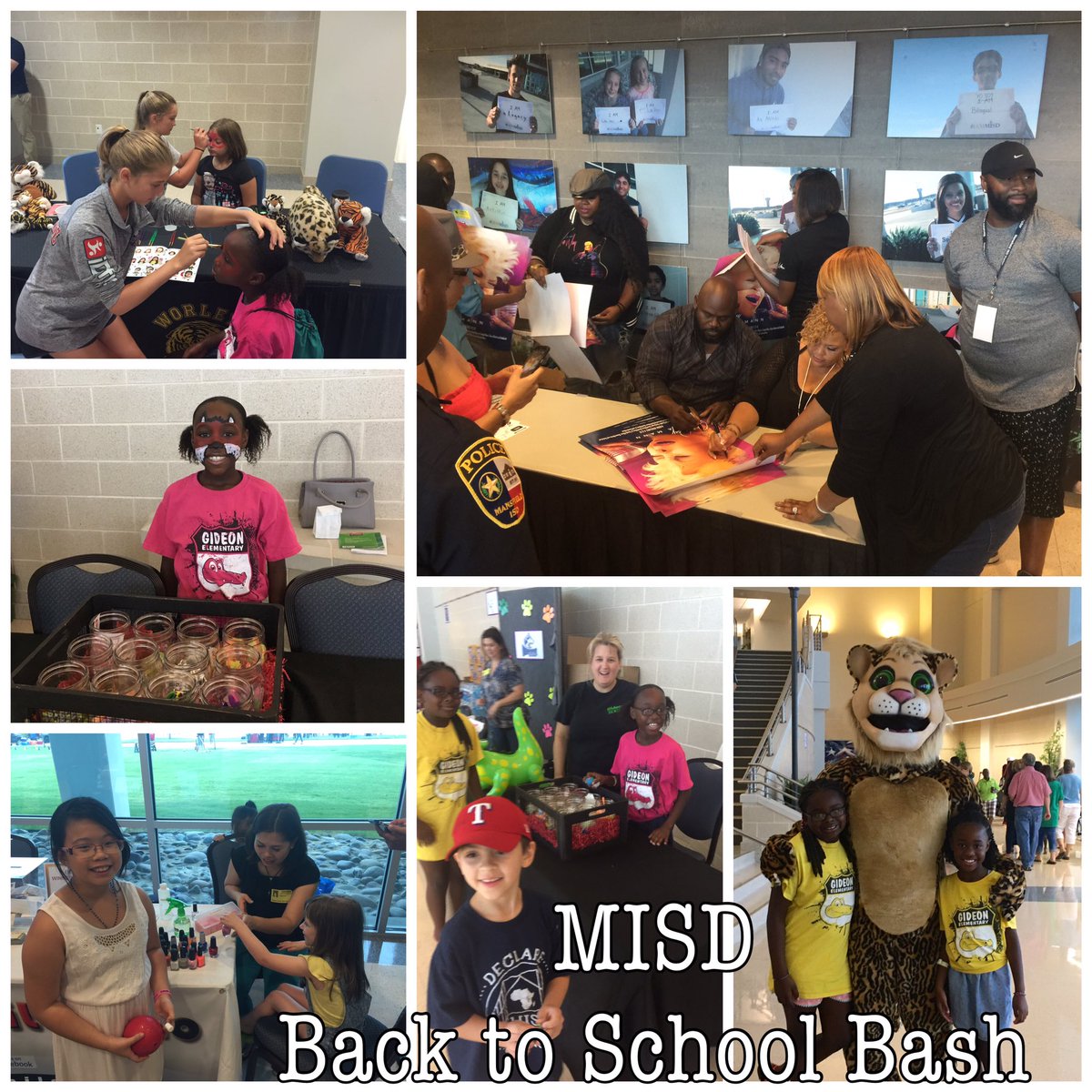 GideonGators1's tweet photo. Free hair cuts, free manicures, free face painting; You've still got time. #mansfieldisd #MISDBash2016 #gideongators https://t.co/96xpxgwCNP