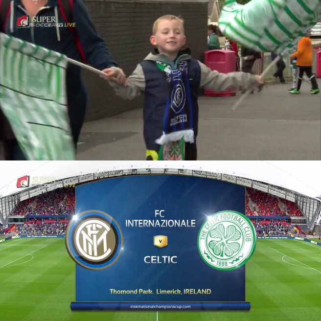 VikryMarley's tweet photo. Grazie @my_supersoccer #celticInter 💚💙👌🏼 https://t.co/s2uswLptgC