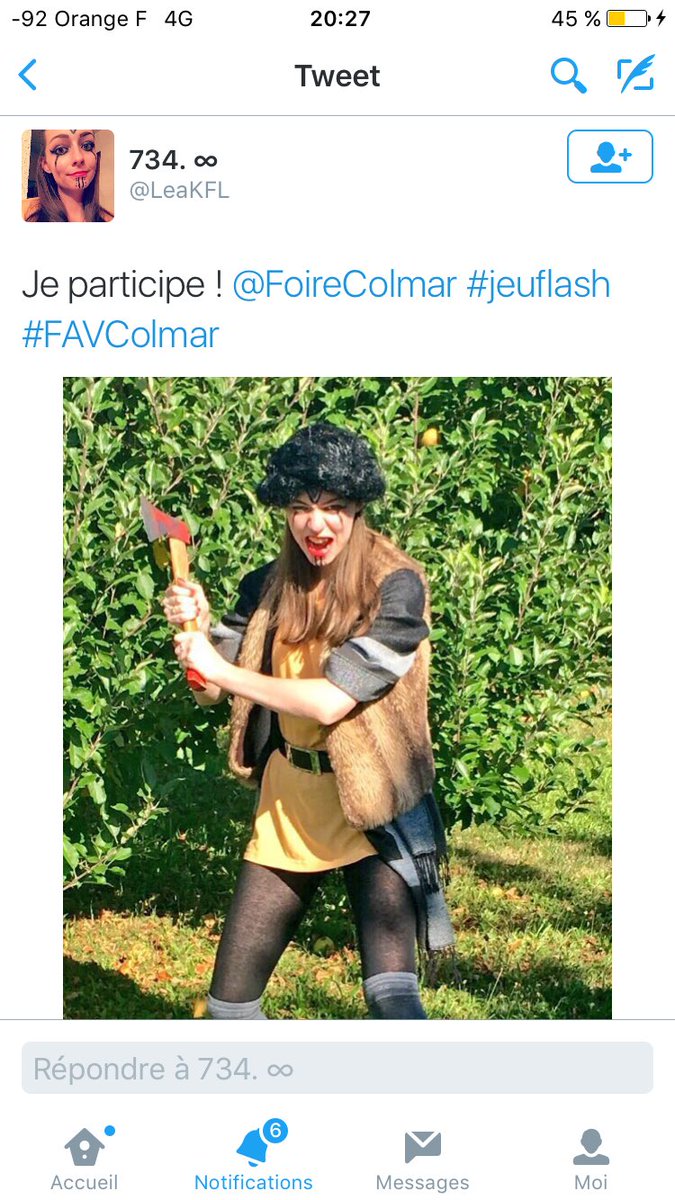 FoireColmar's tweet photo. Bravo à @LeaKFL qui vient de gagner je #jeuflash ! Que la force #viking de la #FAVcolmar soit avec toi ;-) https://t.co/7KMJHvoAw8