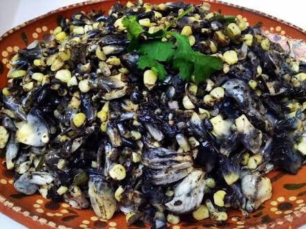 which is the huitlacoche? edible fungus that lives as a parasite on the cobs of corn.