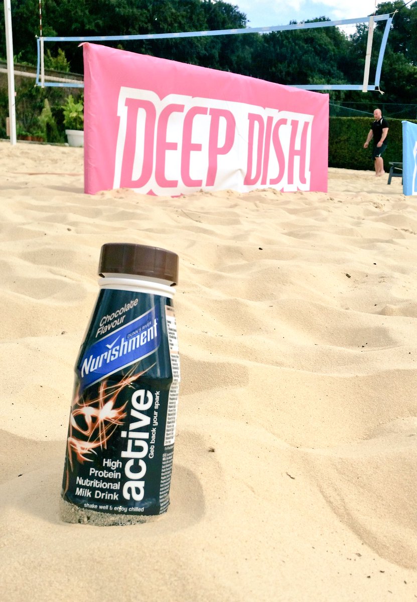 Awesome event <a href="/TheGroveHotel/">TheGroveHotel</a> today <a href="/GBRBeachVolley/">Team Gregory/Sheaf</a>! Of course we had this on hand for post-tournament recovery! 😜