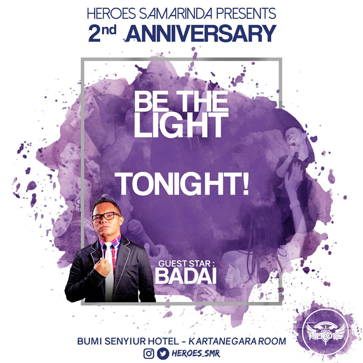HEROES_SMR's tweet photo. Tonight.. dont forgettt.. dont miss it.. Free for everyone.. Lets Be the Light.. Gbu https://t.co/tvlts8Oo1J