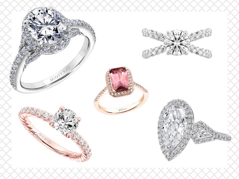 theknot's tweet photo. 17 popular wedding ring trends we can't get enough of: https://t.co/X4oaPGNgsl https://t.co/HF5mKeaekr