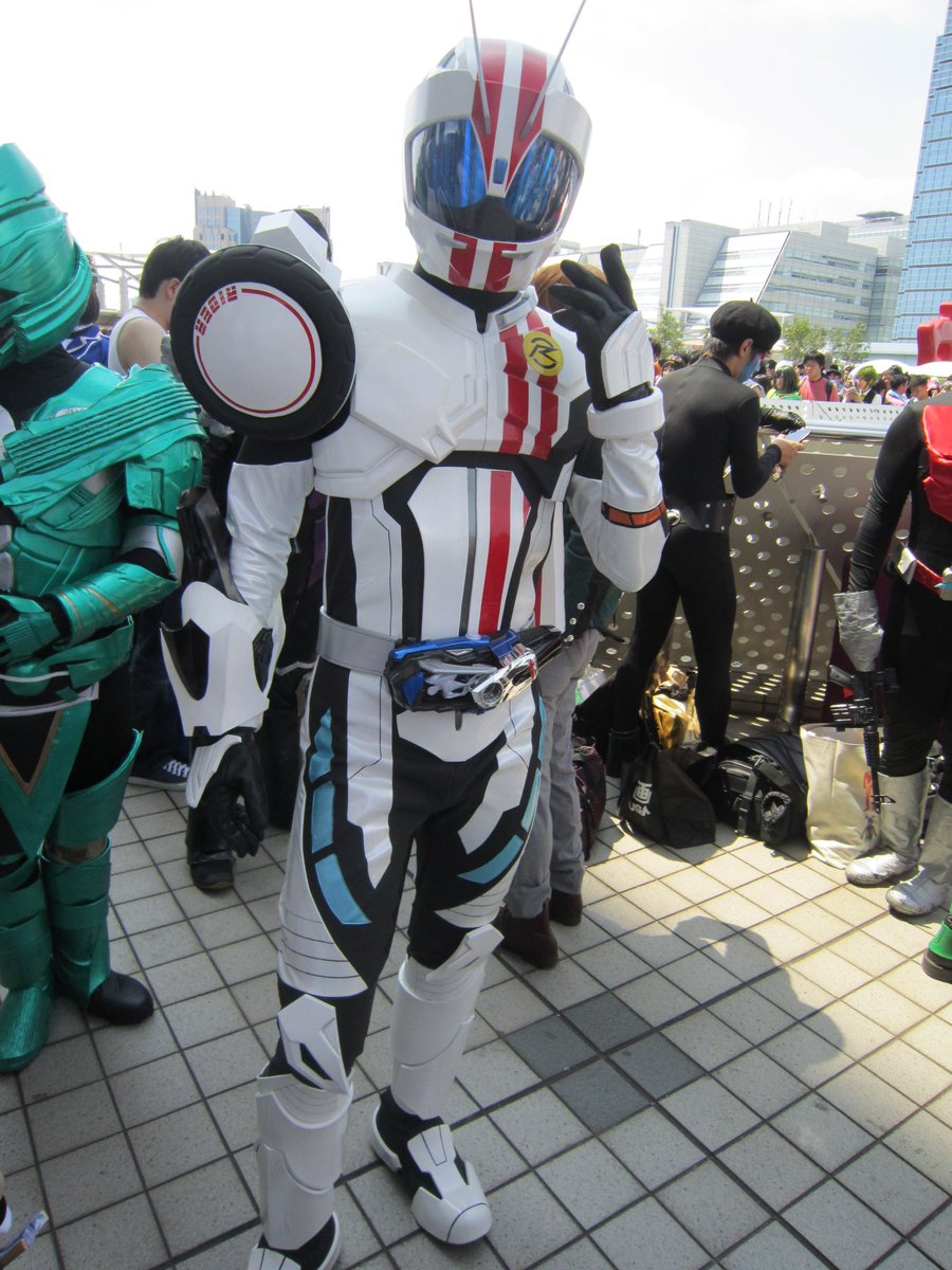 仮面ライダーマッハ コスプレ スーツ 特撮 コレクション 夏コミで仮面ライダーマッハ！撮影させていただきありがとうご