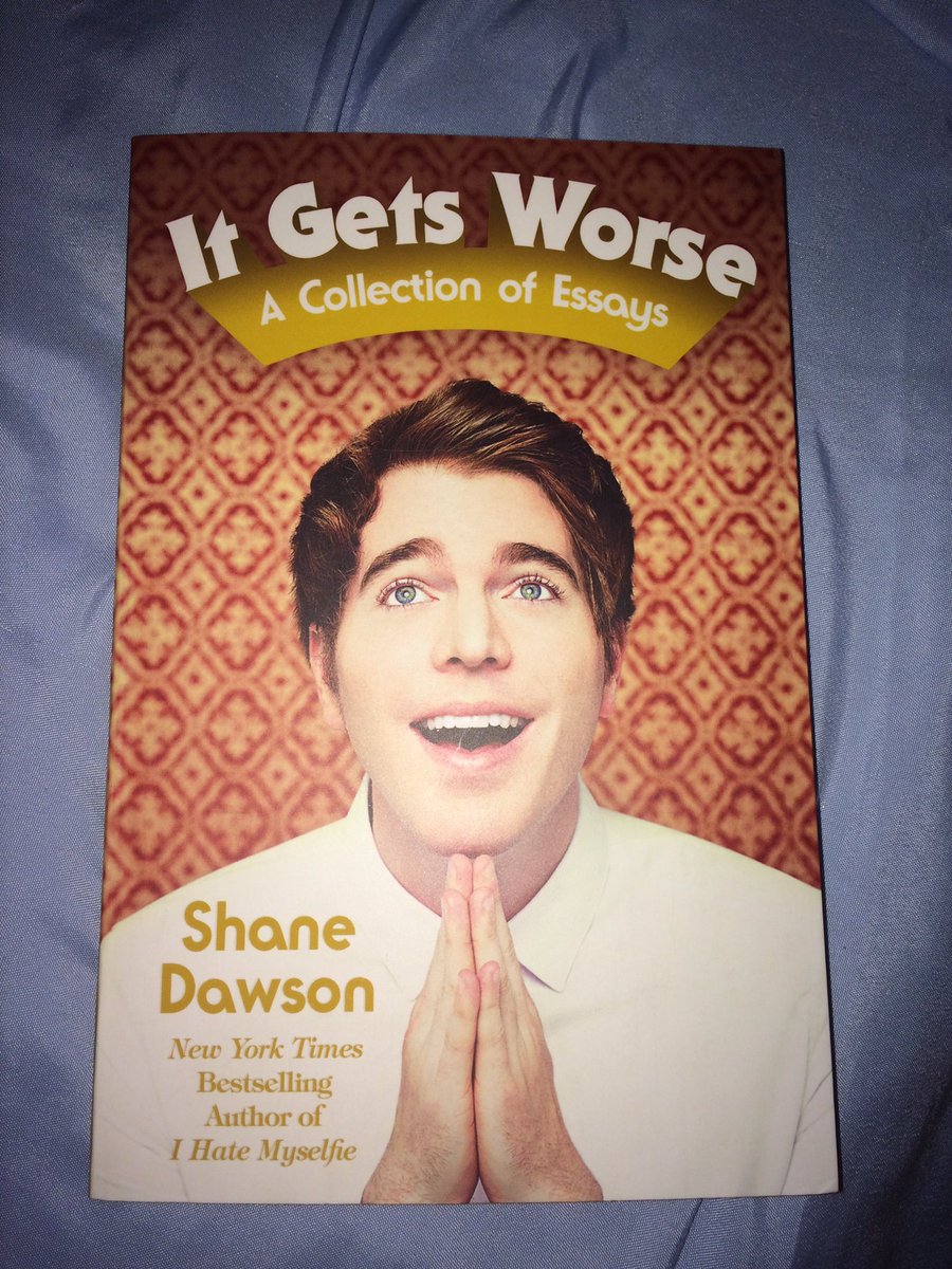 marysandra_23's tweet photo. Better late then never ๐๐๐ป @shanedawson #ItGetsWorse #itgetsworsebook https://t.co/raASUBn1tr