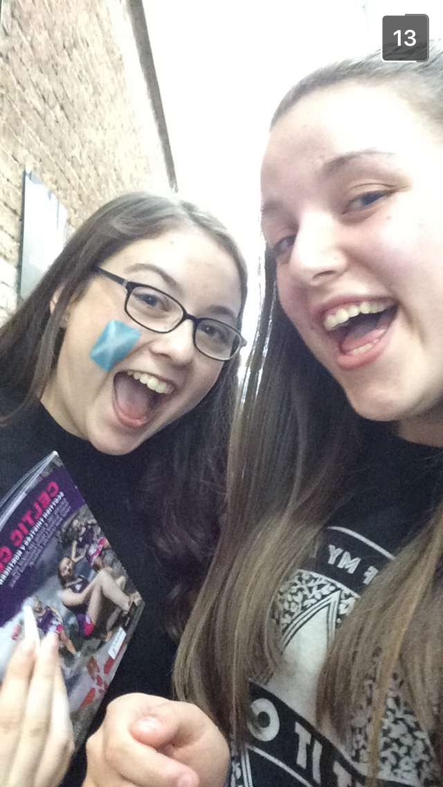 georgia_26_'s tweet image. Day 1 of the Celtic Clash!💜💙 #BackingPurple #ThistleArmy