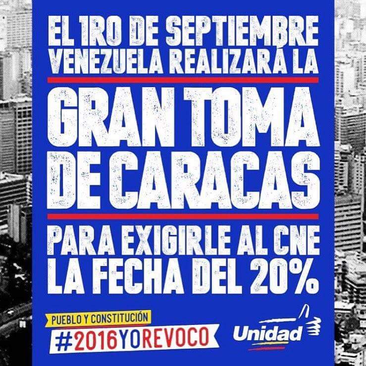 MPJBaruta's tweet photo. Tomaremos Caracas para demostrar que este año el revocatorio va porque el pueblo lo decide! https://t.co/OE0F11dgKm