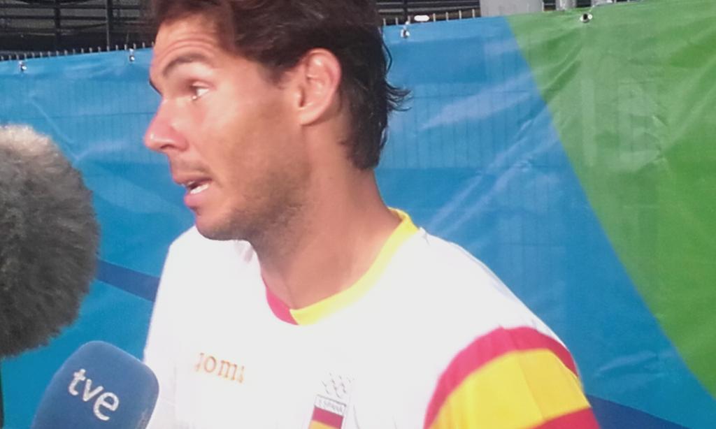 VintageRTVE's tweet photo. Nadal: "Estoy satisfecho porque he dado todo lo que he tenido" #Rio2016 #RioRTVE #tenis https://t.co/KTjBVWkbOe