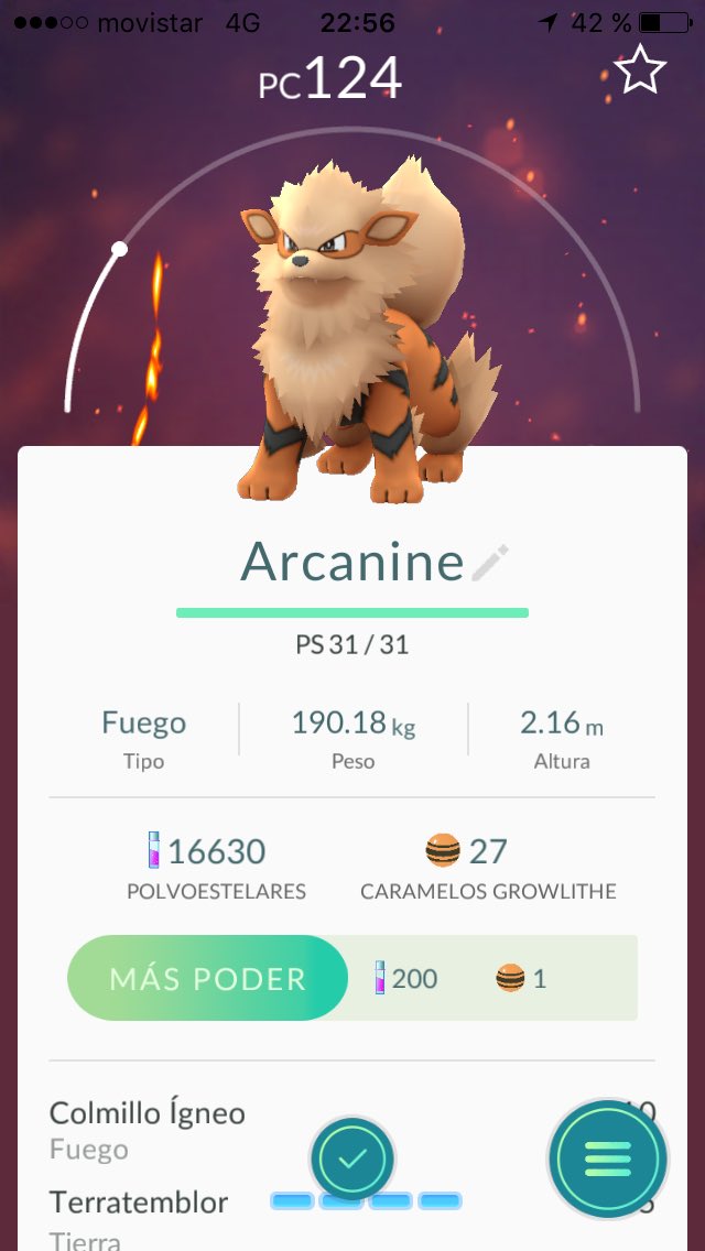 PokemonGoGabia's tweet photo. Arcanine por el ferial gente, tirando para los poligonos https://t.co/9xMsFkFb6g