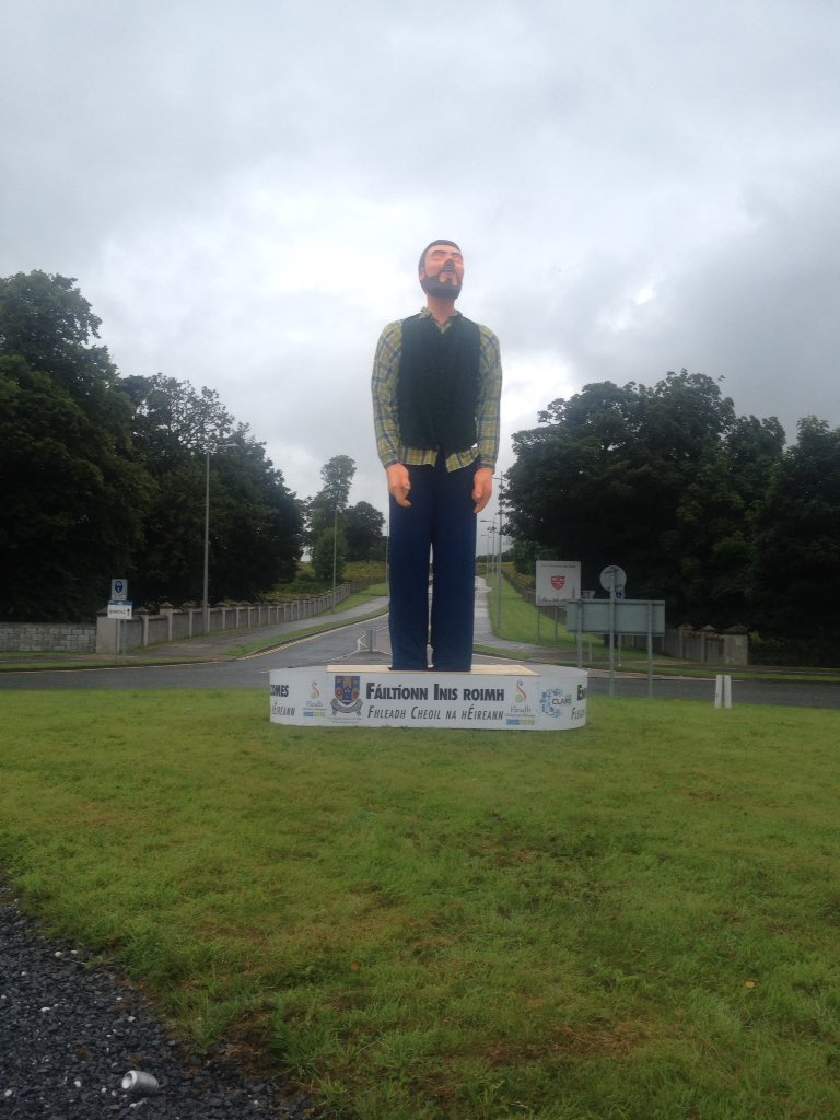 Rumour has it out BIGGEST fan has arrived for <a href="/fleadhcheoil/">Comhaltas Fleadh Cheoil</a>. It's true. Thanks to <a href="/ClareArtsOffice/">Clare Arts Office</a> &amp; <a href="/ClareCoCo/">Clare County Council</a>.