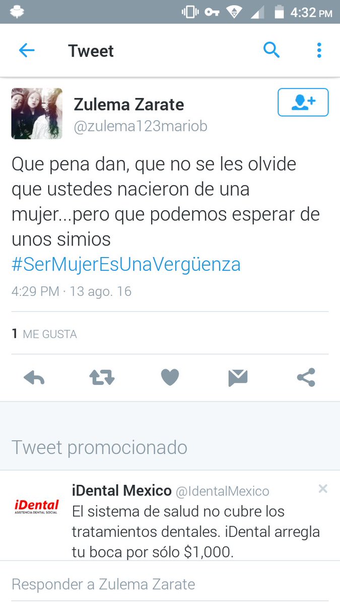 AlfredoAvila7w7's tweet photo. #SerMujerEsUnaVergüenza Mirenme, desactivo los mensajes para quenome pregunten por mi pelo #GolpearMujeresEsCultura https://t.co/TupF0N4blC