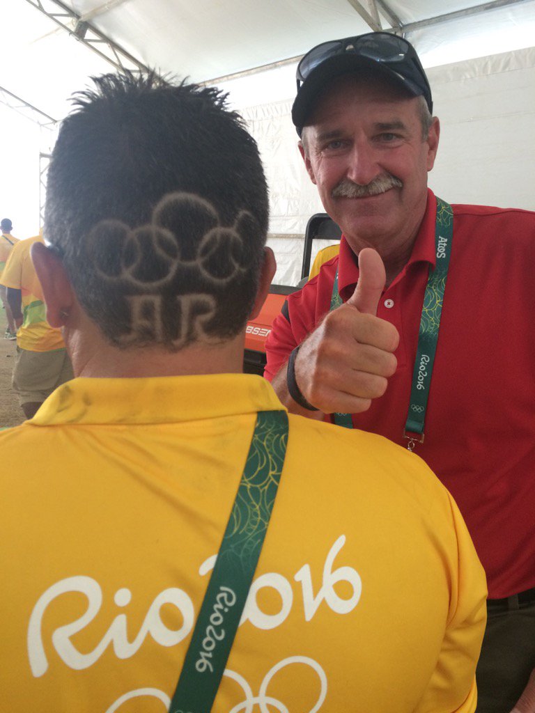 #OlympicGolf   He has Olympic spirit, how about you?