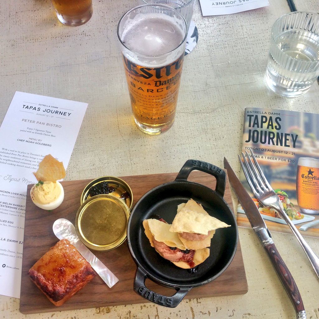 Another <a href="/estrelladamm/">Estrella Damm</a> #TapasJourney night out! Starting off <a href="/peterpanbistro/">Peter Pan</a> then Le Select Bistro &amp; <a href="/MarbenResto/">Marben</a>.