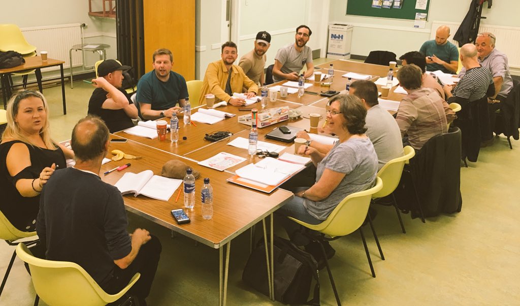 1st read-through with these BELTERS!#TeamTank  <a href="/GARYTANK/">GARY MCLINTOCH</a>   @pauljcorrigan <a href="/WeeScottFletch/">Scott Fletcher</a> @JobbieRack @stuartbowman