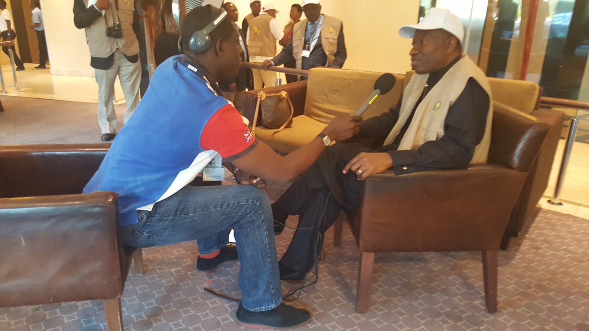 GEJonathan's tweet photo. Completed my duties in Zambia by delivering the preliminary report of observation along with other heads of mission https://t.co/pDT0C7D4B1
