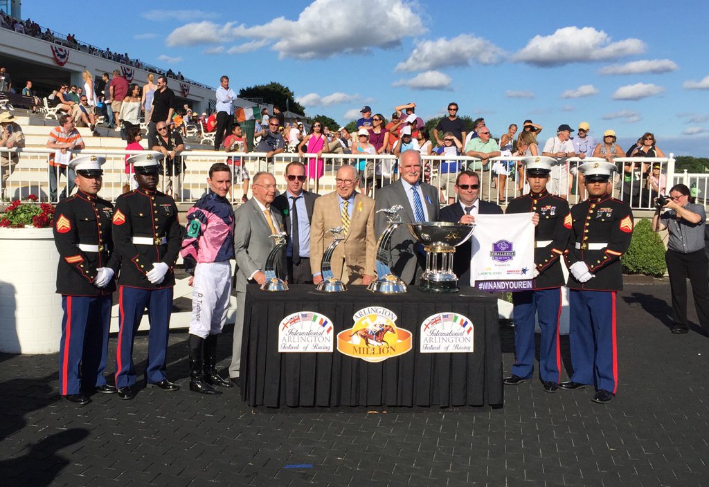 BreedersCup's tweet photo. #WinandYoureIN! Congrats to #Million34 winner Mondialiste! We’ll see you at #BC16 for the @LonginesEq Turf 🏆 https://t.co/lKDeDZDkRN