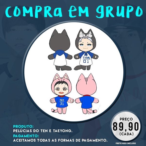 TaeYongBrazil's tweet photo. [🐺] (COMPRA EM GRUPO) Saiba como adquirir o pelúcia do Ten e TaeYong.
Acesse o link 👉 https://t.co/qiomyYtjJD https://t.co/OMdbXVl49T