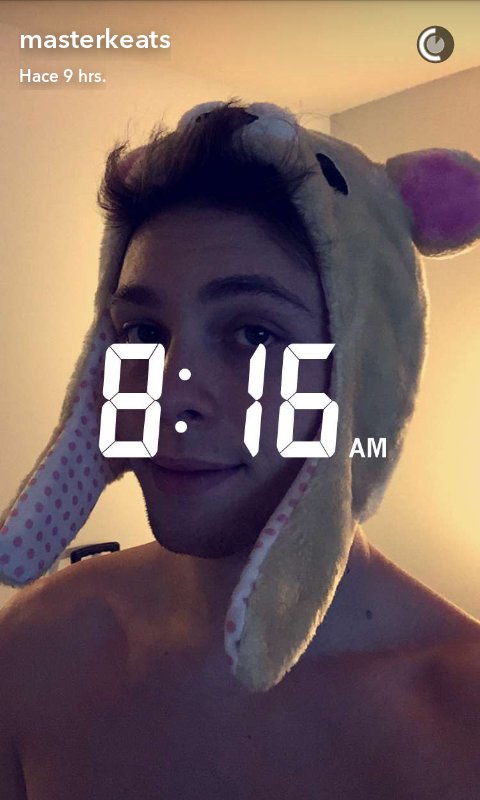 Emblem3Arg's tweet image. Últimas actualizaciones de Keats en Snapchat. 😍