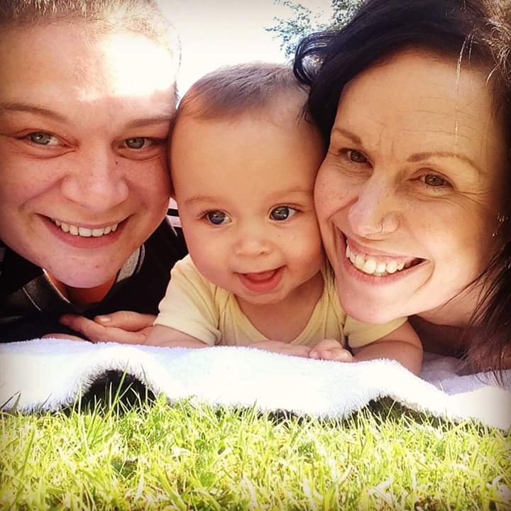 Happy families #reunited #lgbt #unconditionallove #mummies #miraclebaby