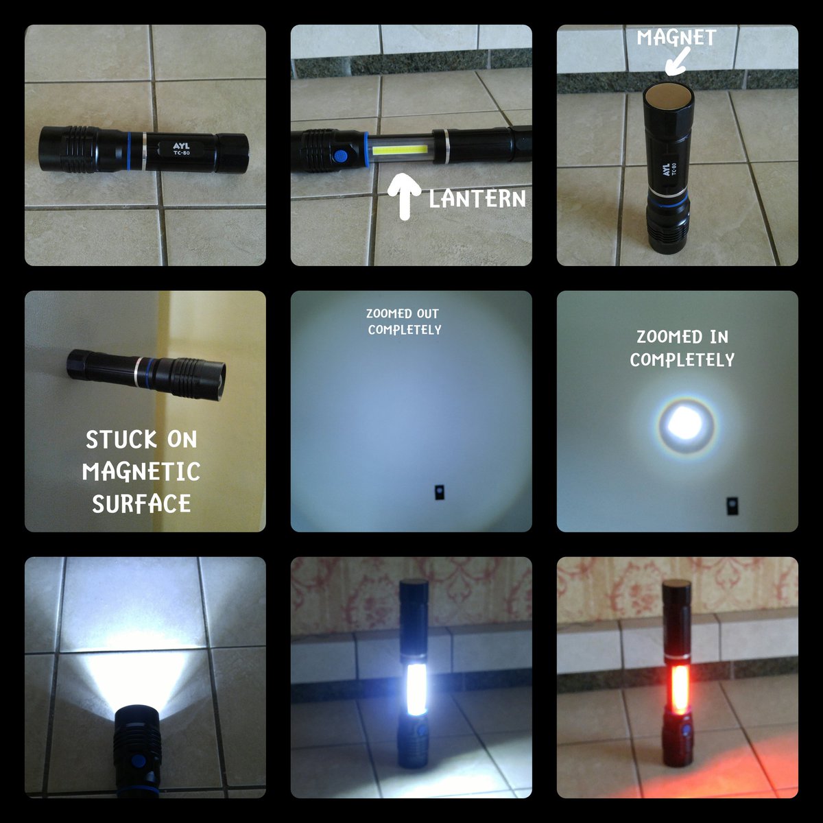bs0319's tweet image. Very bright flashlight with great features! Durable too! amzn.to/1UT6r3H #AYLFlashlight #tomoson #gotitfree