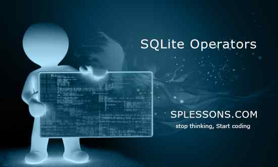 splessons's tweet image. (SQLite Operators) - #SQLiteOperators, #SQLiteTutorials, #SQLite, #SPLessons