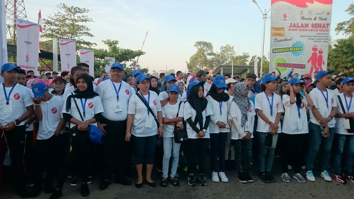 PTPN_13's tweet photo. JalanSantai#BUMNHadirUntukNegeri #71IndonesiaMerdeka @ForHumBUMN @KemenBUMN @PTPP_ID @OfficialAntam https://t.co/y76HSH1ALr