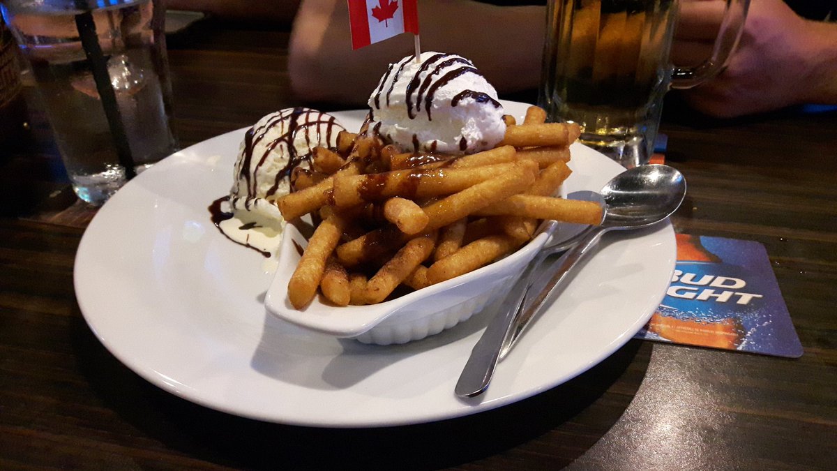 JayKornelsen's tweet photo. @TheCDNBrewhouse #dessertpoutine #socanadian https://t.co/BcypGMT86S