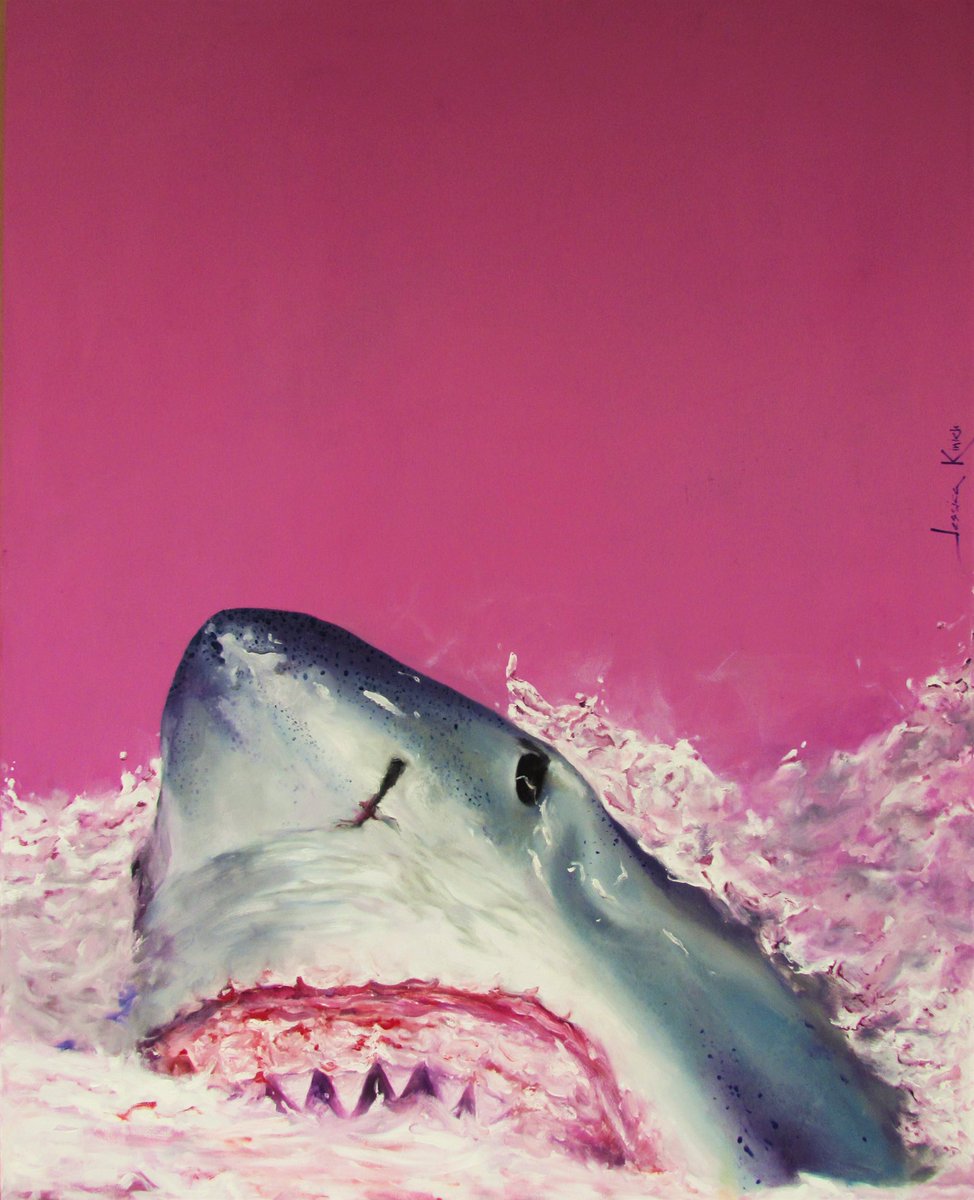 JKinich's tweet image. Lone shark pink