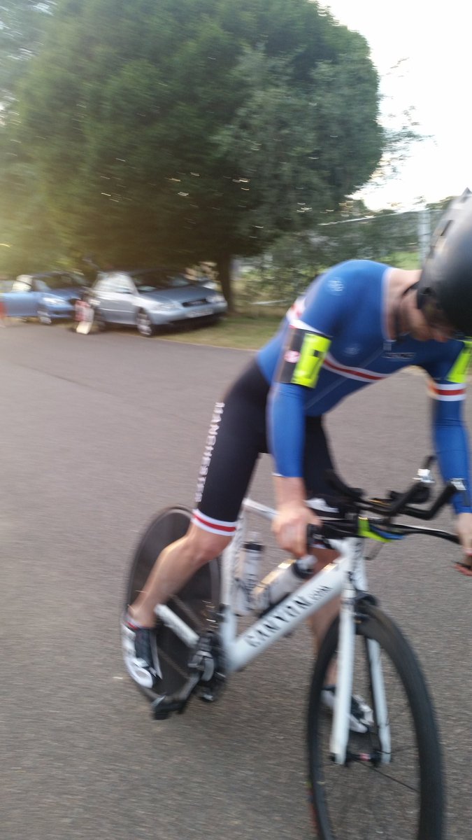 Off to his start. Best of luck and safe riding to all the riders of the ECCA 12hr today. #Gavins12hr